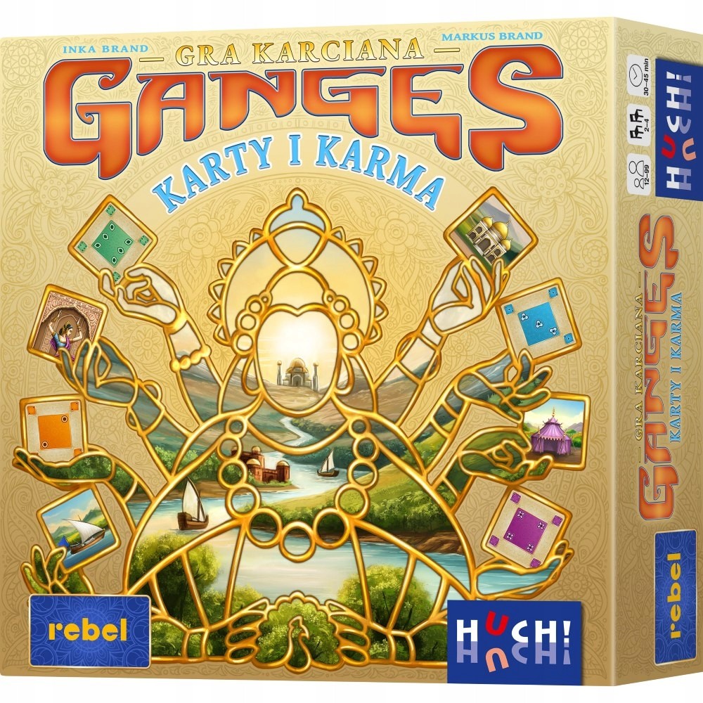 Spoločenská hra Ganga: Karty a karma rebel